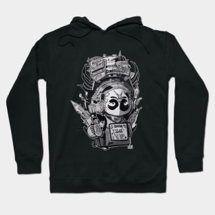 asian ink art astronaut design Hoodie